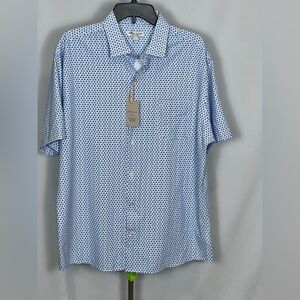 Peter Millar Men's Large Golf Cart Performance Jersey Polo MSRP $115